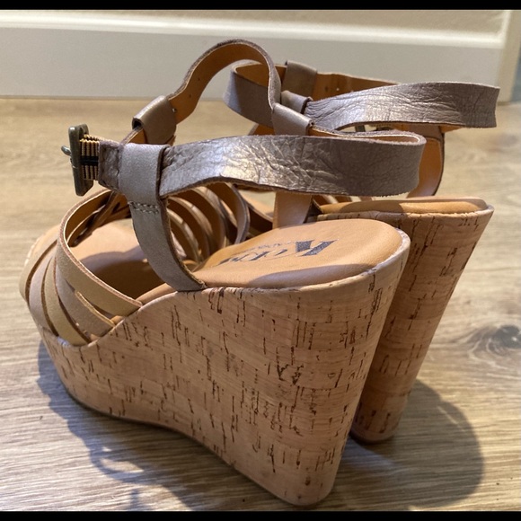 Kork Ease leather platform sandals - Picture 4 of 6